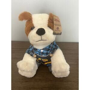 The Bear Factory Construction Puppy with‎ Overalls and Toolbelt Plush 11"